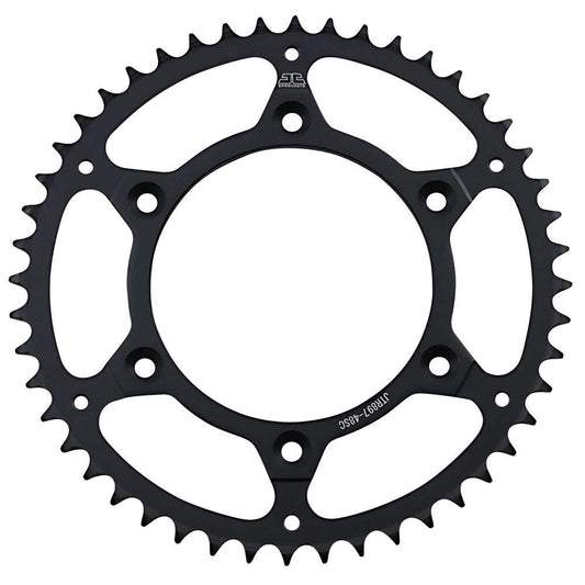 Corona JT acciaio autopulente nero 49 denti YAMAHA WR 250 F 2001 2026