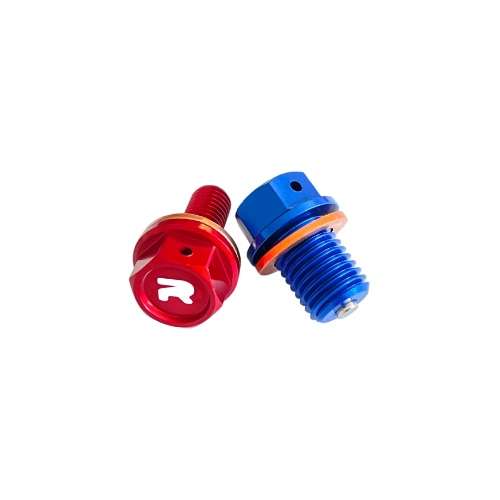 Tappo scarico olio magnetico Yamaha YZ 125 07-26 rosso