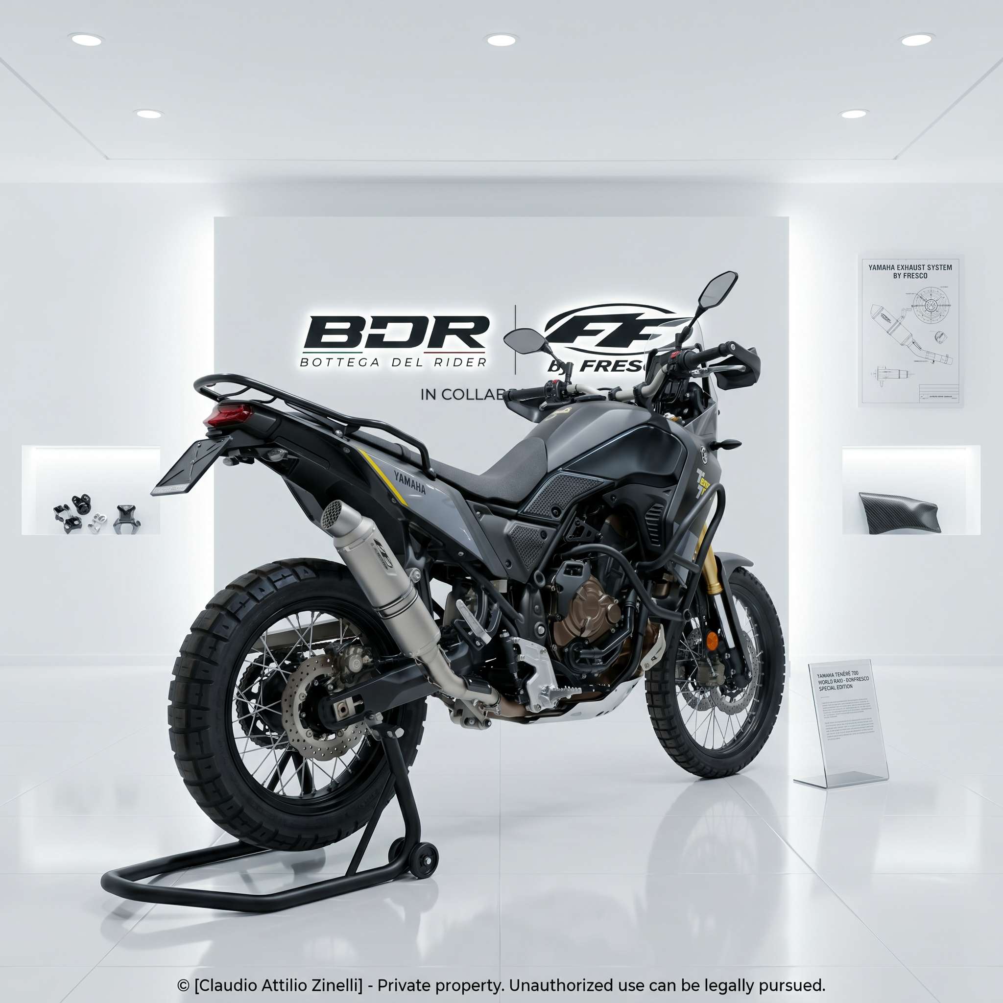 SILENZIATORE DAKAR YAMAHA TENERE 700 2021 2024 EURO5