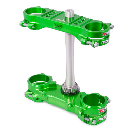 Piastra X-Trig tech verde ROCS Kawasaki KXF 250 21-25