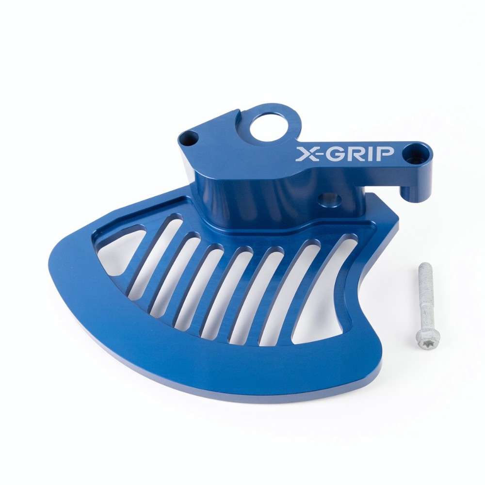 Protezione disco anteriore x-Grip blu Ktm SX-F 450 16-25