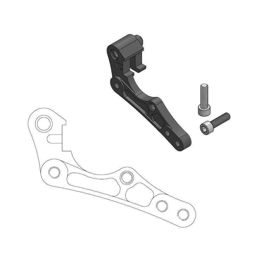 Distanziale pinza freno Gas Gas MC-F 250 21-23 anteriore 270 mm - Moto Master